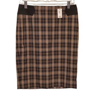 The Limited Plaid Skirt Size 4 NWT
